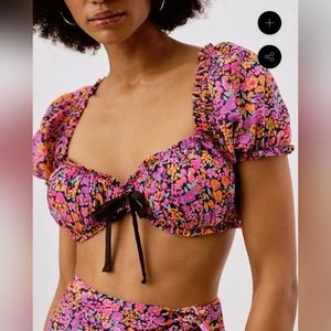 For Love & Lemons NWOT Maud Crop Top S (Top Only)